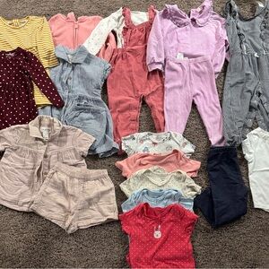 Baby girl 18 months clothing bundle